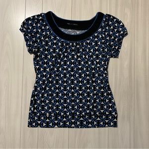 Stunning geometric print blouse maurice’s